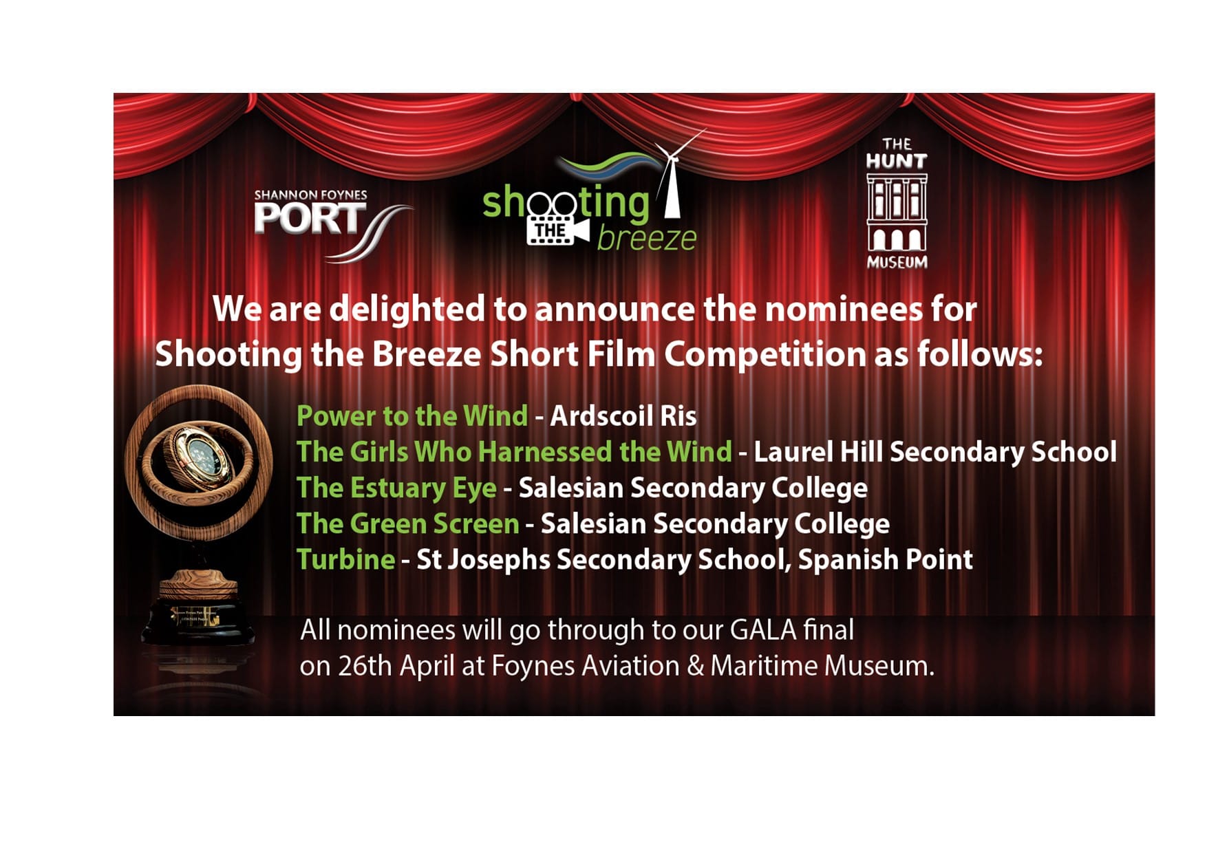 Shooting the Breeze Short Film Finalists Announced