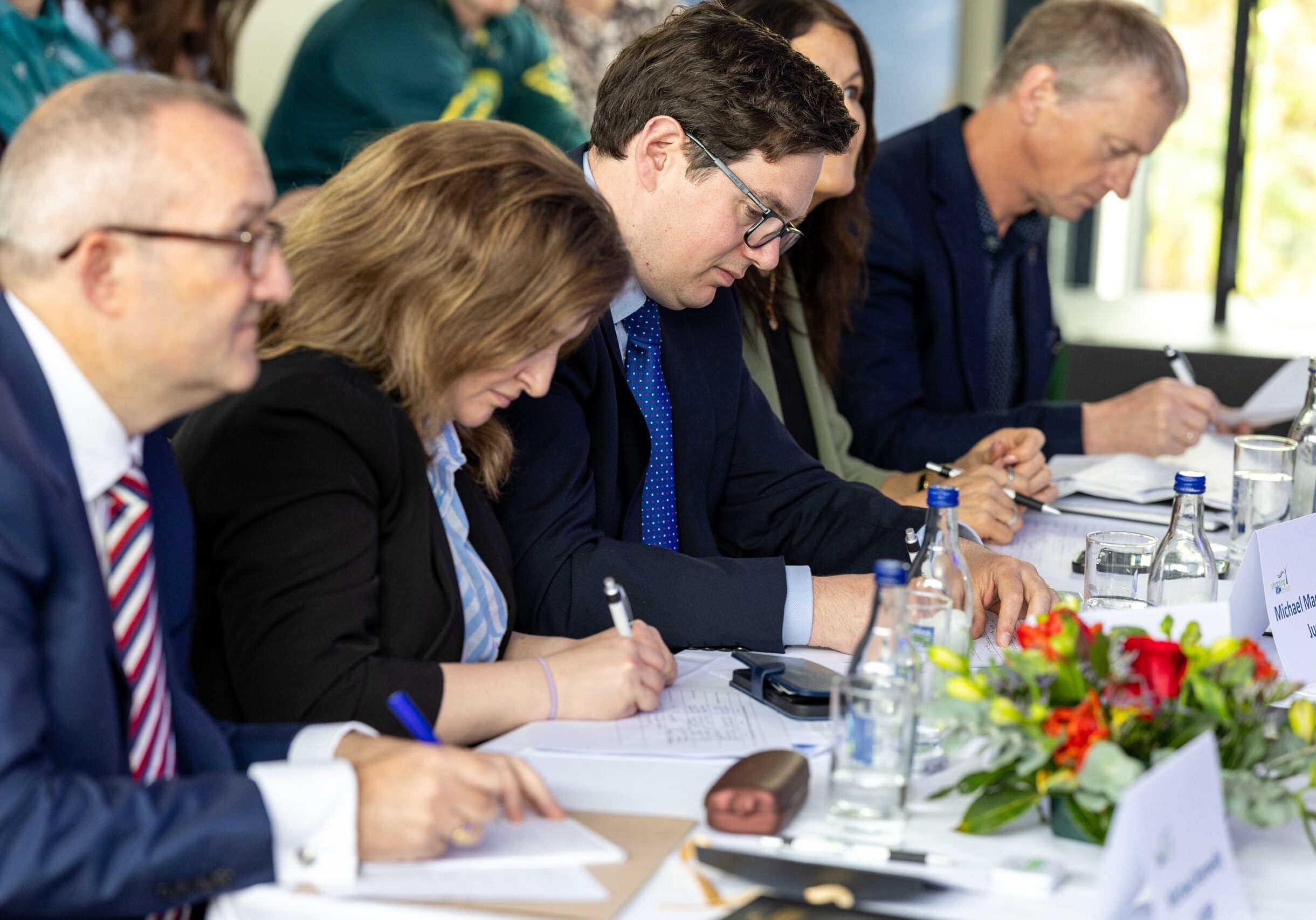 Students ‘Shoot the Breeze’ as a sustainable new world from west coast wind energy is set out in Shannon Foynes Port competition
Innovation, team-work and hard work of students stand out as eyes are wide opened to Shannon Estuary and west coast wind potential

The future is in safe hands and very much about sustainability, Shannon Foynes Port Chief
Executive Pat Keating stated as he applauded students from across the Shannon Estuary for their
vision for the future at the 4 th Compass schools competition final.
Hosted at the newly renovated Foynes Flying Boat and Maritime Museum at the weekend, the
competition, themed ‘Shooting the Breeze’, saw five schools shortlisted for the grand final set out
their vision for a future entirely powered from renewable energy by harvesting our infinite wind
supply off the west coast through floating wind energy.
Pic Arthur Ellis